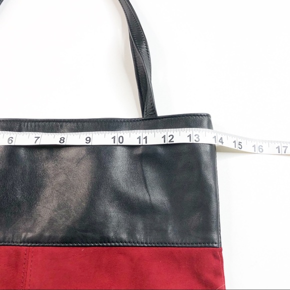 PITTARDS England Leather Suede Book Bag Maroon - Picture 7 of 7